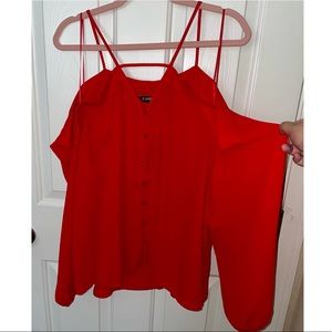 Express Cold Shoulder Blouse